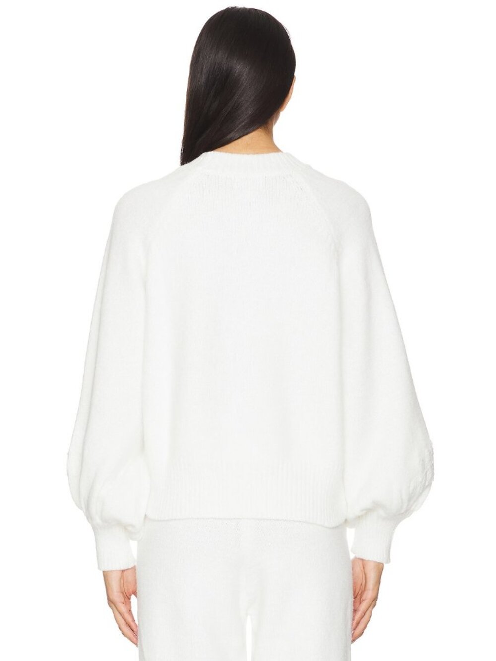 SNDYS Maja Knit Jumper in White Sweater - Picture 3 of 5